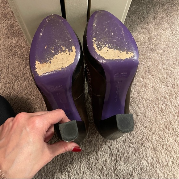 Gianfranco Ferre brown ankle boots - Picture 6 of 6